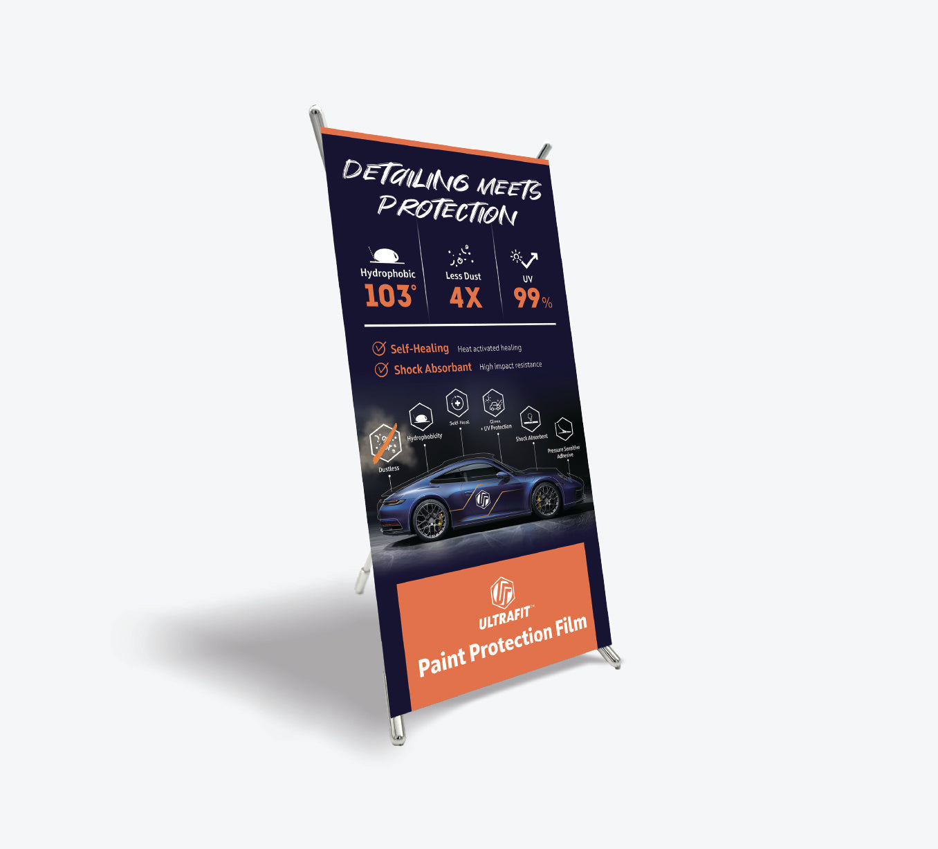 PPF Mini X-Banner (with Stand)